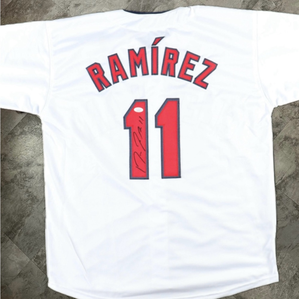 Jose Ramirez custom jersey signed - Picture 1 of 3